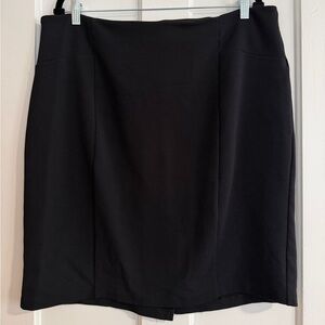 Roz & Ali Classic Black Pencil Skirt 2X